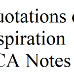 Quotations on Inspiration TCA Notes