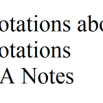 Quotations about Quotations TCA Notes