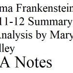 Drama Frankenstein Ch 11-12 Summary & Analysis by Mary Shelley