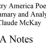 Poetry America Poem Summary and Analysis by Claude McKay
